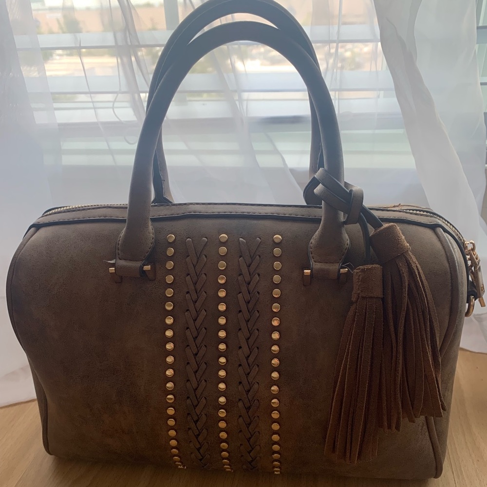 Beautiful Brown Beaded Purse